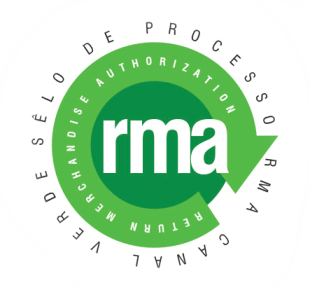 Selo de RMA - Autorização de Devolução de Mercadoria